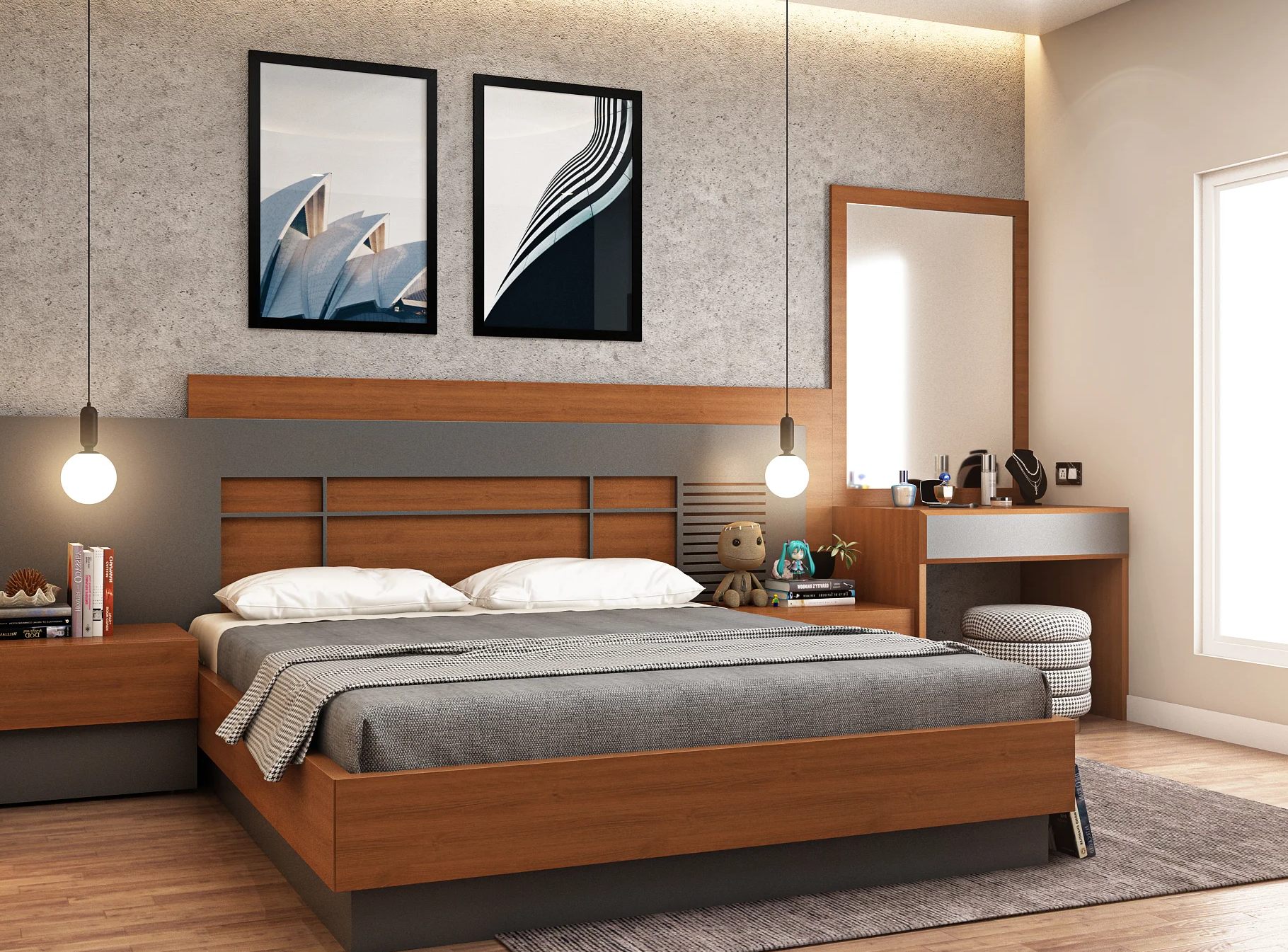 Balmy Bed With 2 Side Tables Buy in UAE & Dubai