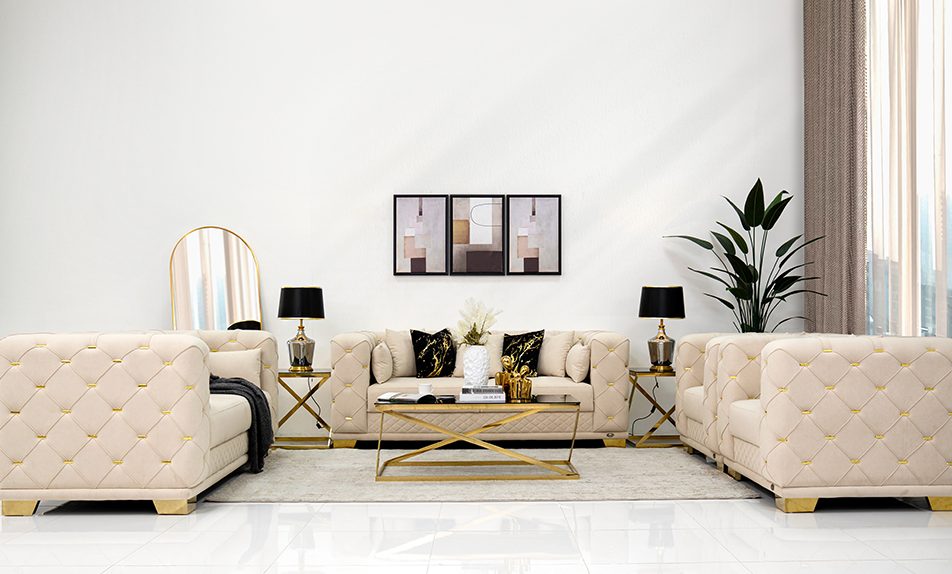 The Cora Sofa Set