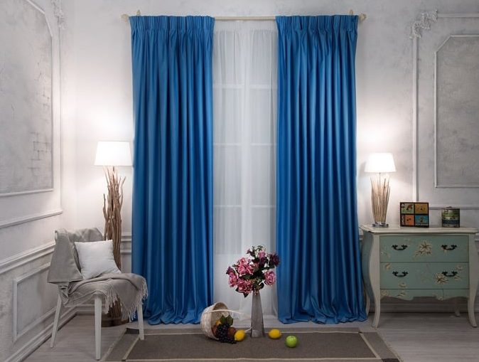 Plain Denim Curtains Buy