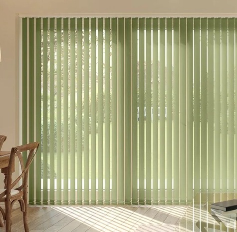 High Quality Shadow Green Vertical Blinds
