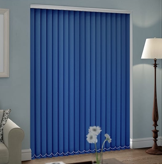 Stylish Porto Blue Vertical Blinds Buy in UAE & Dubai