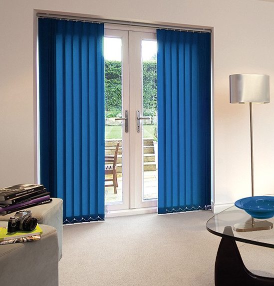 Stylish Porto Blue Vertical Blinds Buy