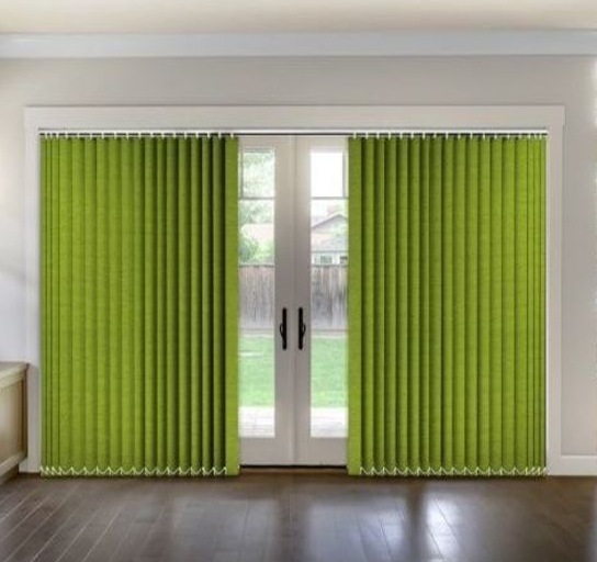 Shadow Green Vertical Blinds