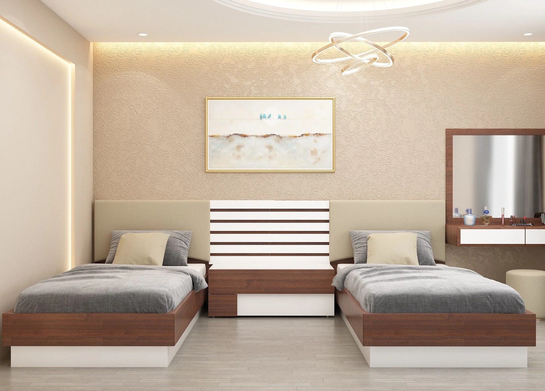 Classy Bed With Headboard