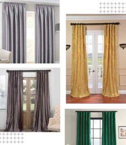 High Quality Silk Curtain Dubai