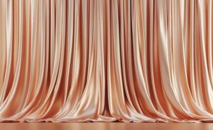 Elegant Peach Curtains Buy in UAE & Dubai