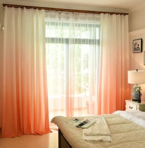 Elegant Peach Curtains