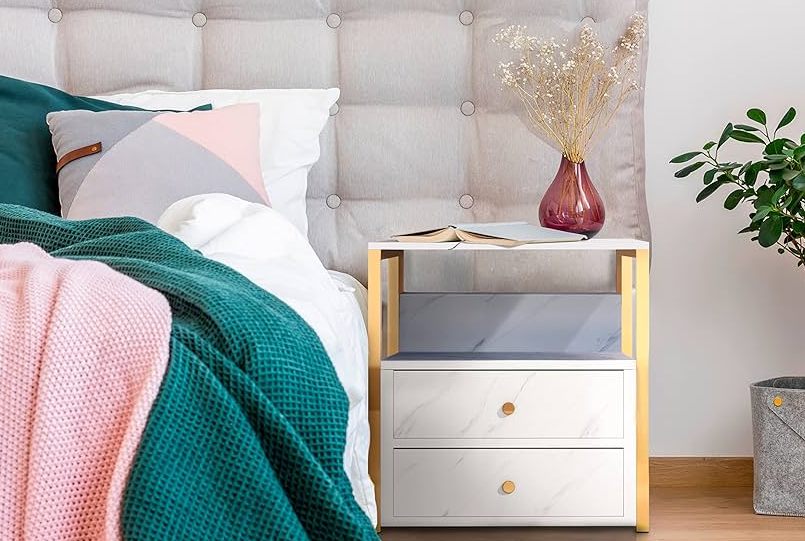 Marble Bedside Table
