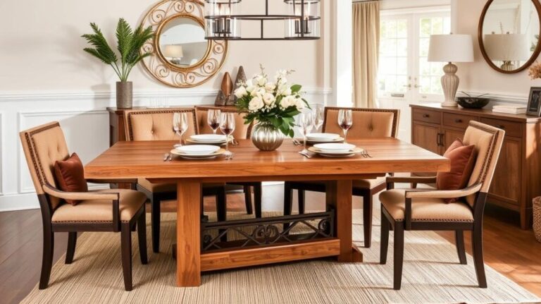 Every Meal Special with This Stunning 6 Seater Dining Table Set