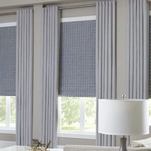Home Breathe Style with Elegant Window Blinds and Curtains